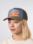 Бейсболка STETSON арт. 7741172 TRUCKER CAP S WING (синий / коричневый)